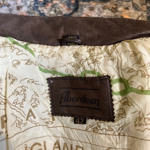 Aberdeen Leather Bomber Jacket - Picture 4 of 6